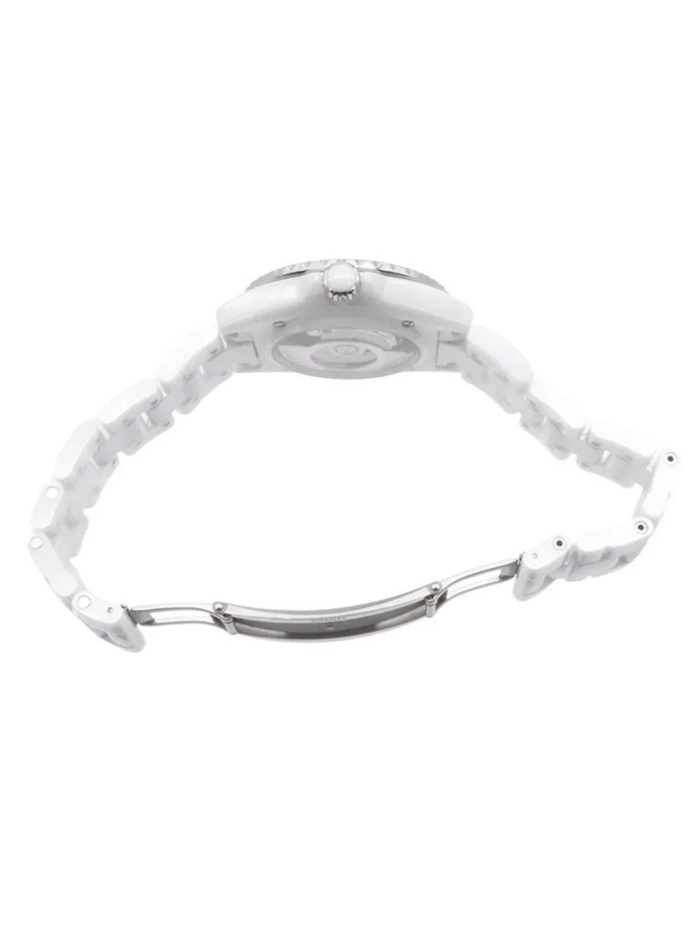 Chanel 20 White Ceramic SS Diamond World Book Limited 38 Watch